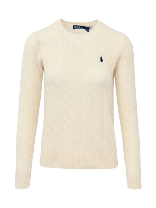 girocollo donna a trecce crema Ralph Lauren | 211971865001